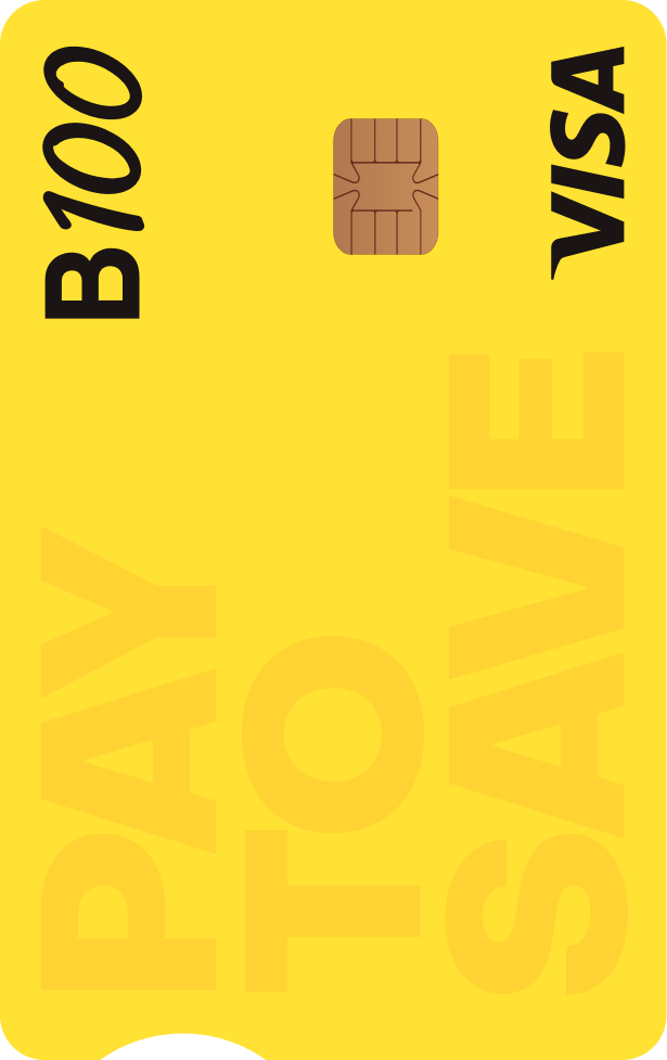 Captura de la tarjeta Pay to Save